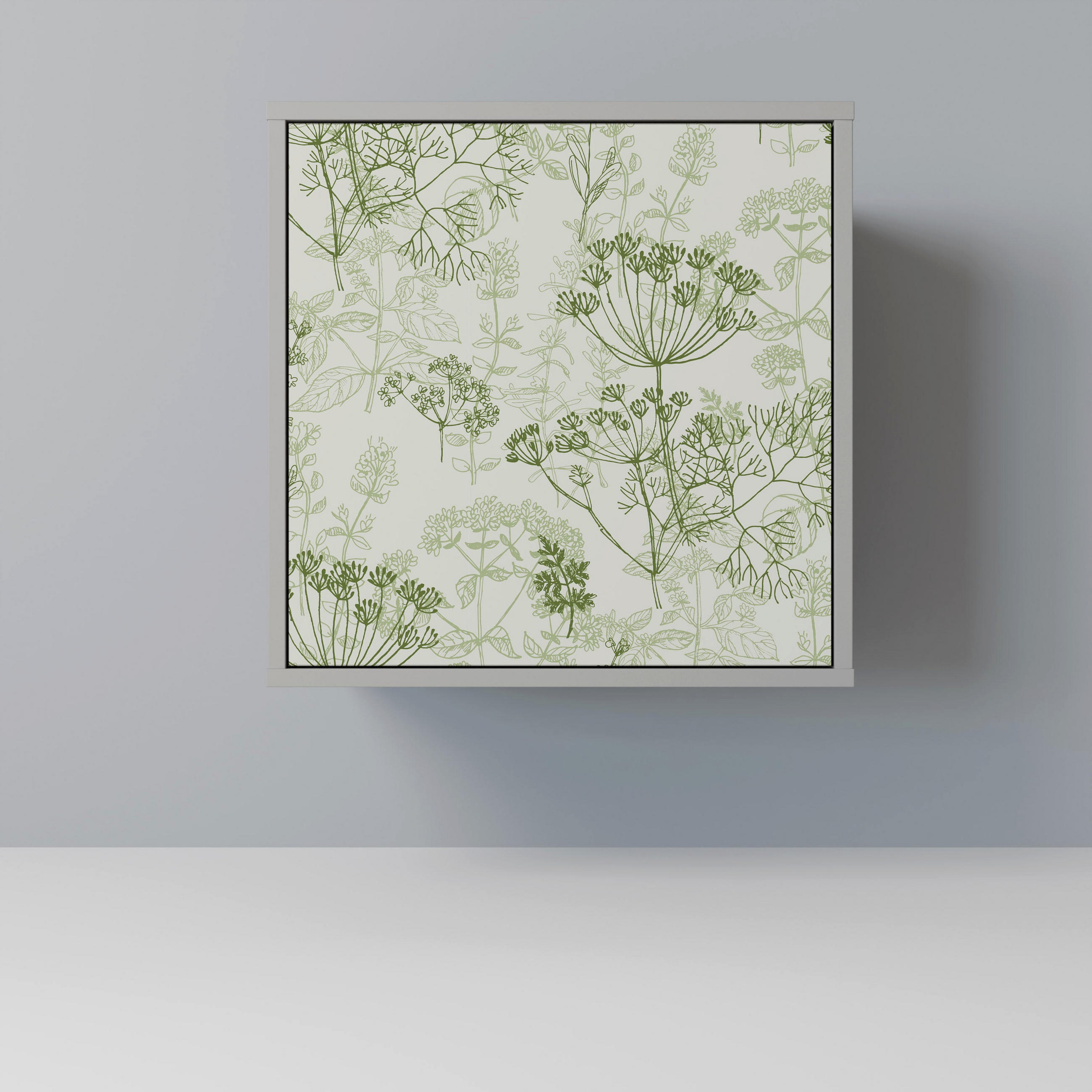 SpaceRebels Sideboard Grau 57.5x57.5x42 cm