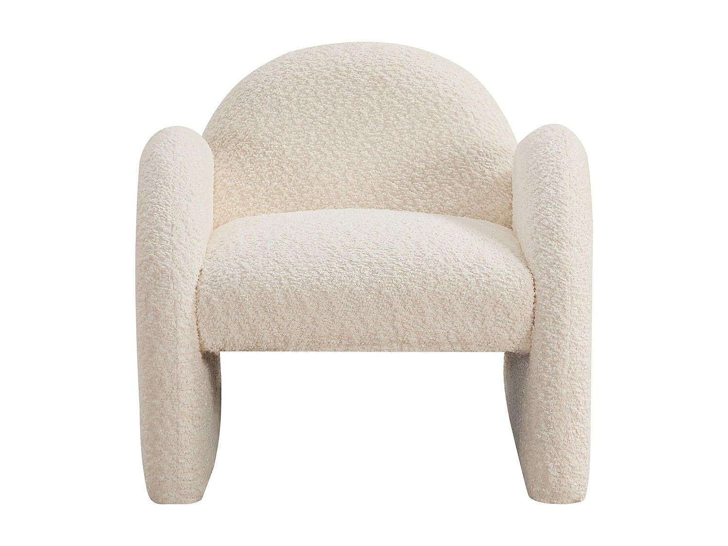 SESSEL mit gerader Rückenlehne - 1 Person - Stoff - Beige - - Beige, Textil (48/45.5/51cm) - Vente-Unique