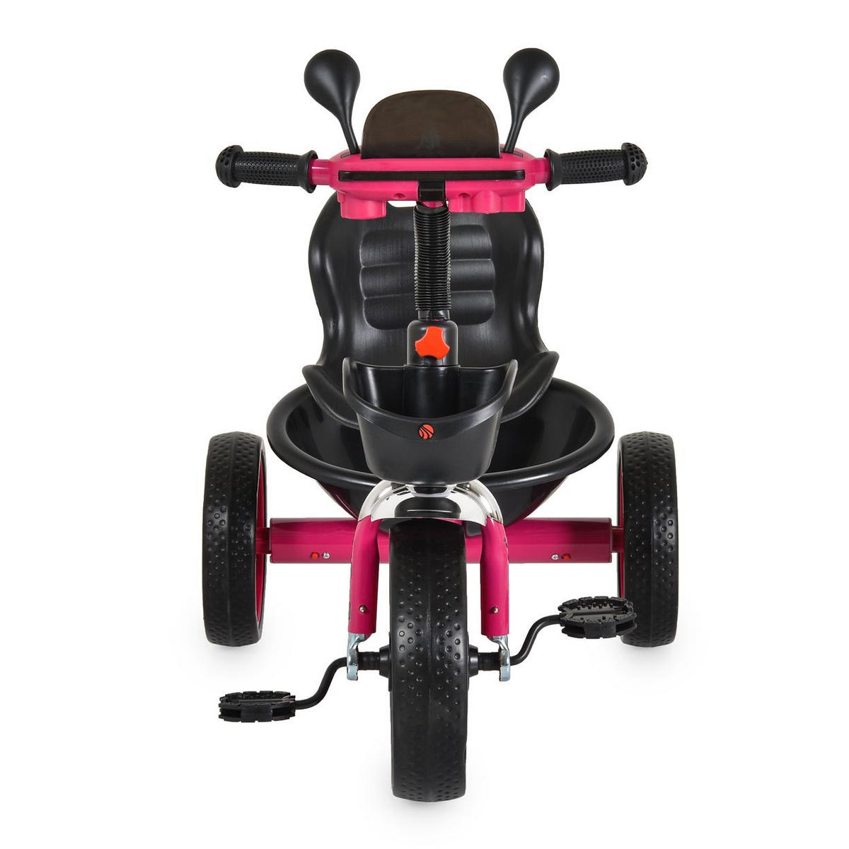 DREIRAD Twidle Körbe pink Musikfunktion, Lichter, EVA-Reifen, verstellbarer Sitz - Rosa, Metall (68/48/68cm)