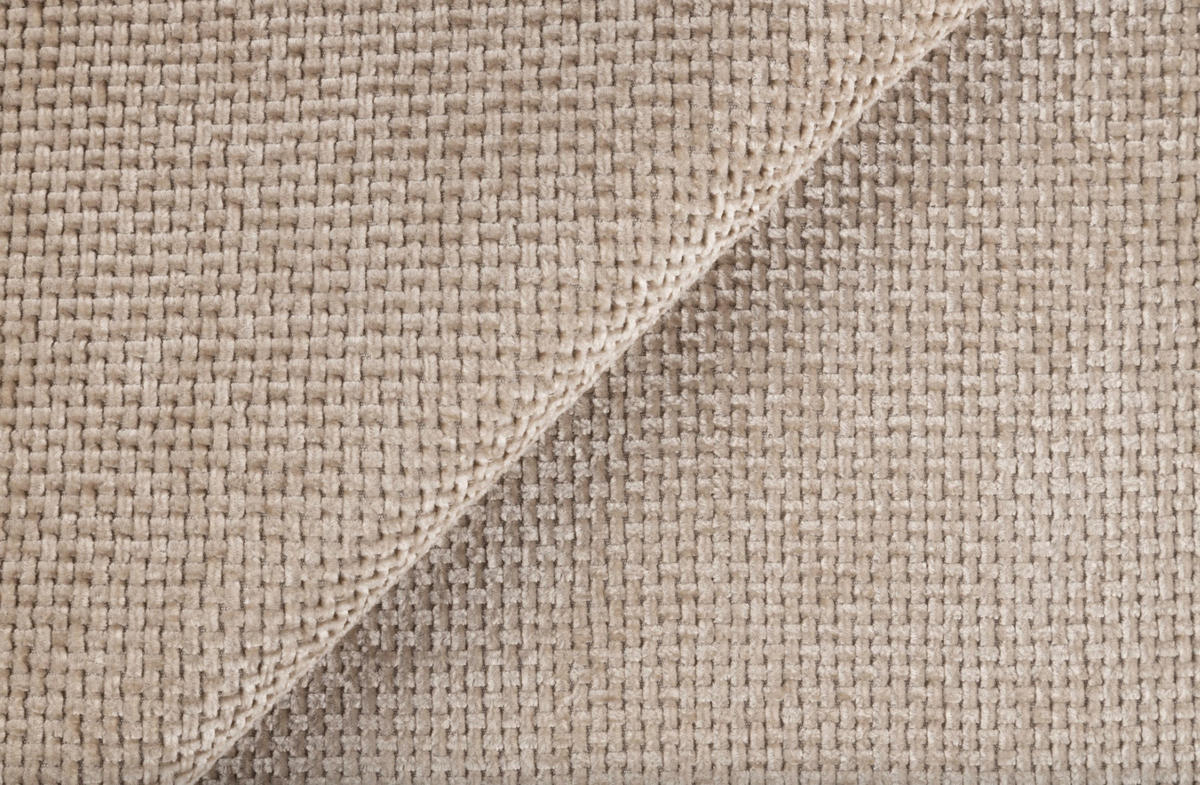 3-SITZER-SOFA Dandelino Beige mit Schlaffunktion - Beige/Schwarz, Kunststoff/Textil (250/90/112cm) - Selsey