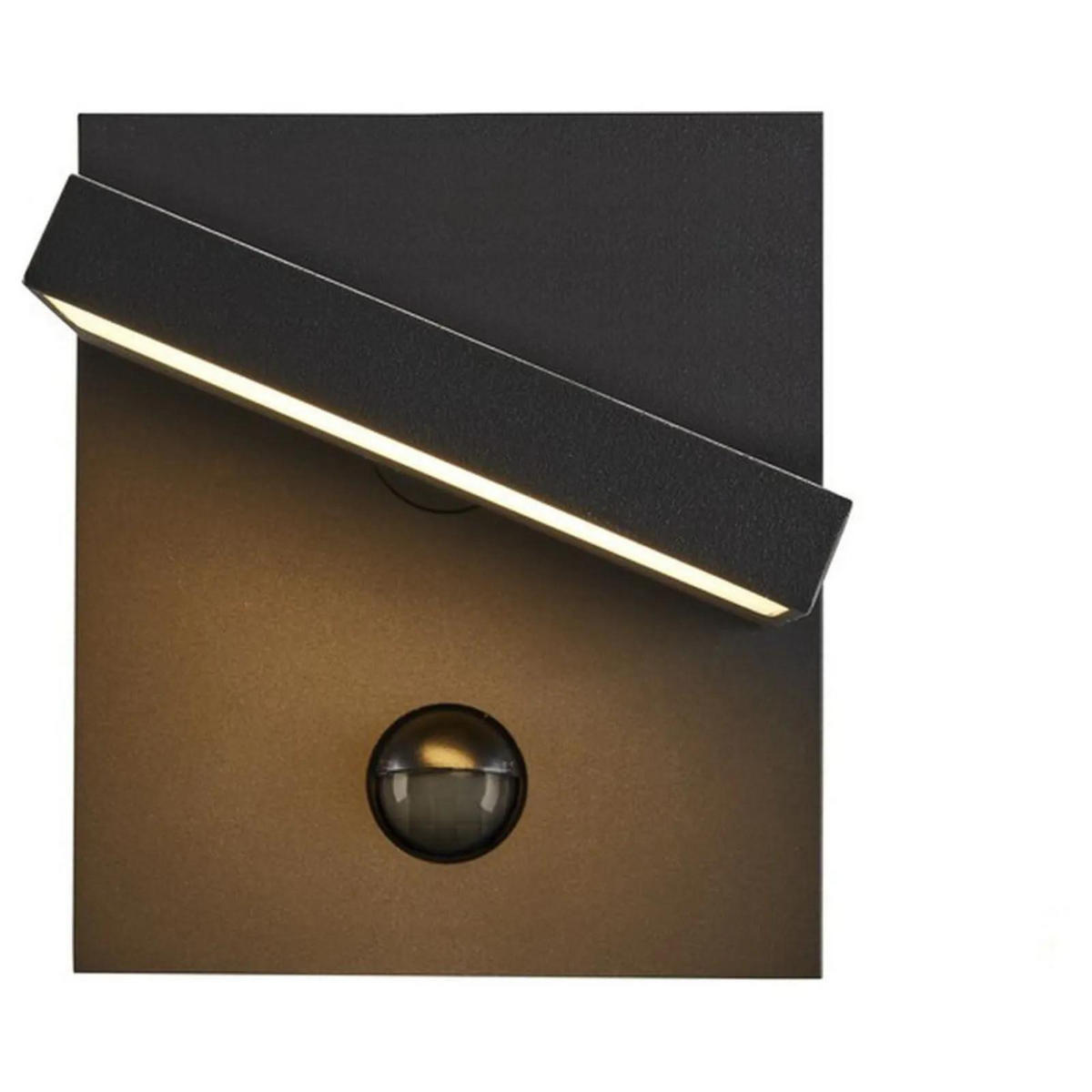 AUSSENLEUCHTE MIT BEWEGUNGSMELDER - Anthrazit, Metall (17.5/16/17.5cm) - SLV