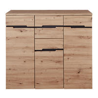 KOMMODE Manresa-36 - Braun, Holzwerkstoff (120/107/38cm) - Lomado