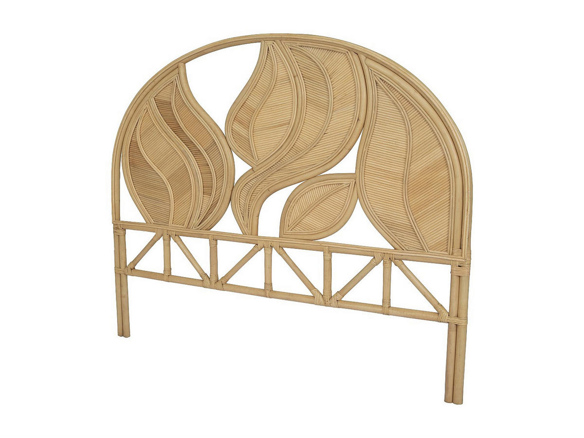 BETT-KOPFTEIL 160 cm - Rattan - Holzfarben - FLERIO - Naturfarben, Holzwerkstoff (160/135/5cm) - Vente-Unique