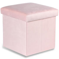 SITZBOX Cortona M Rosa Samt - Pink, Textil (30/30/30cm) - Komodee