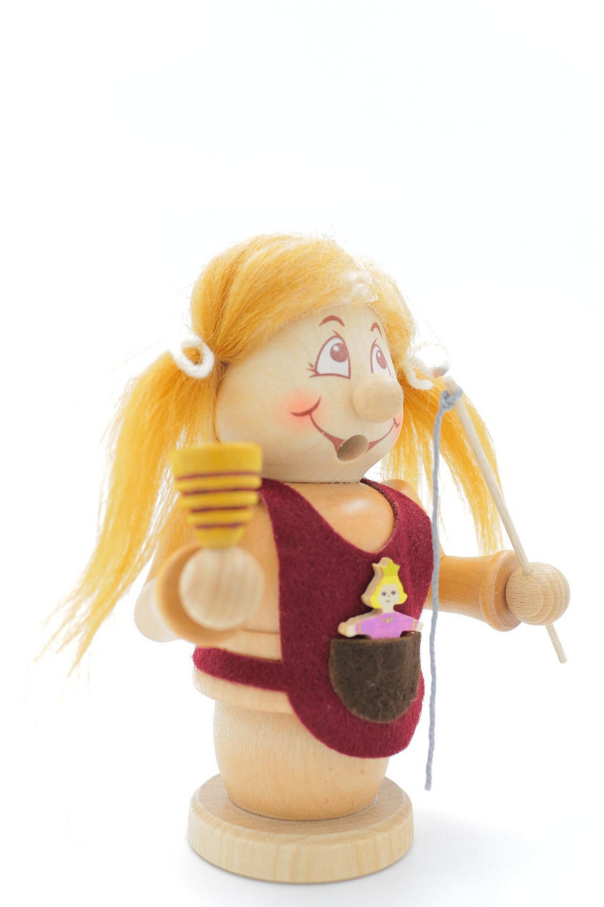 RAUCHFIGUR Wichtel Freche Göre 15cm - Multicolor, Holz (9/15/0.1cm)