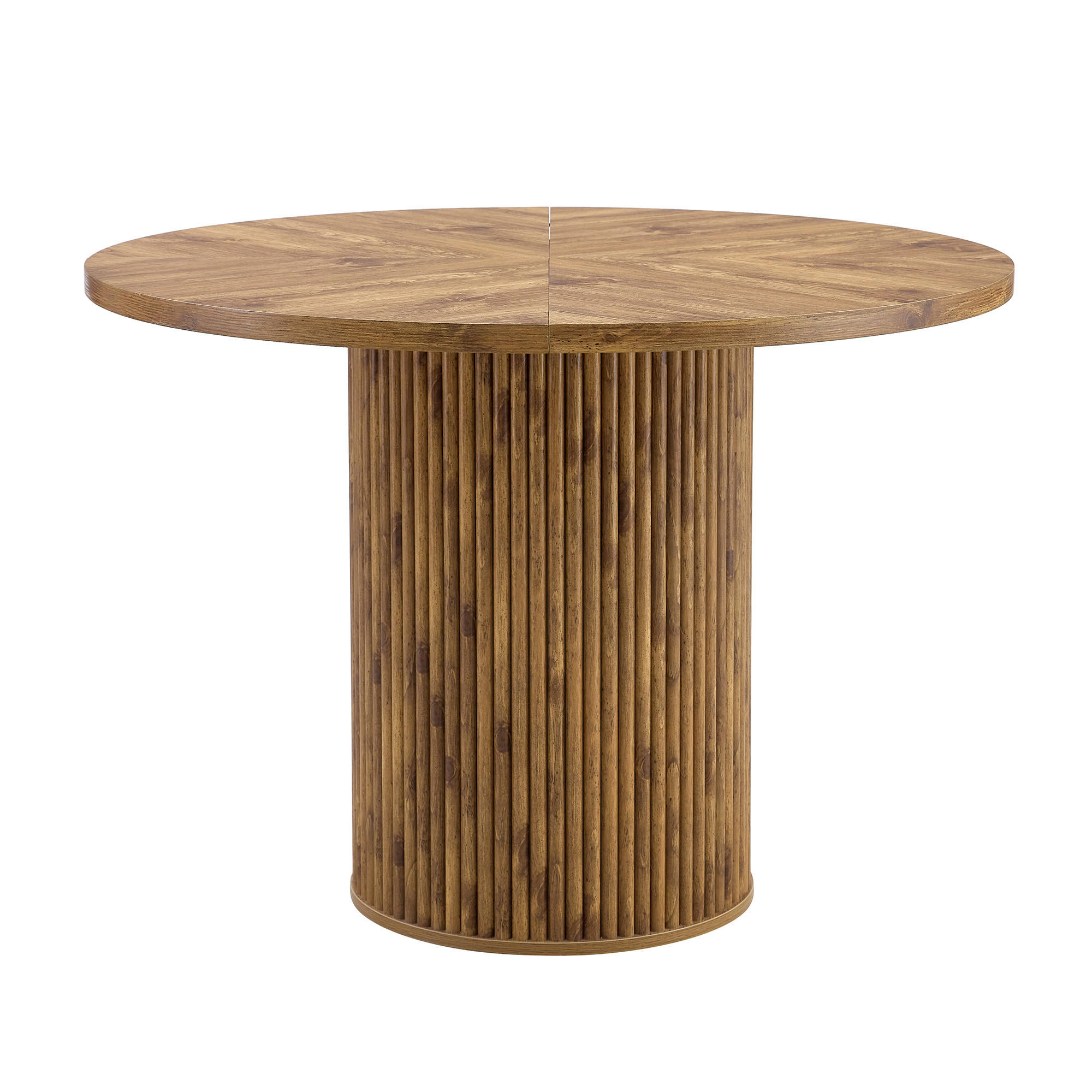 ESSTISCH Holzfarben 100/100/76 cm - Naturfarben, Holz (100/100/76cm) - PANGIVO