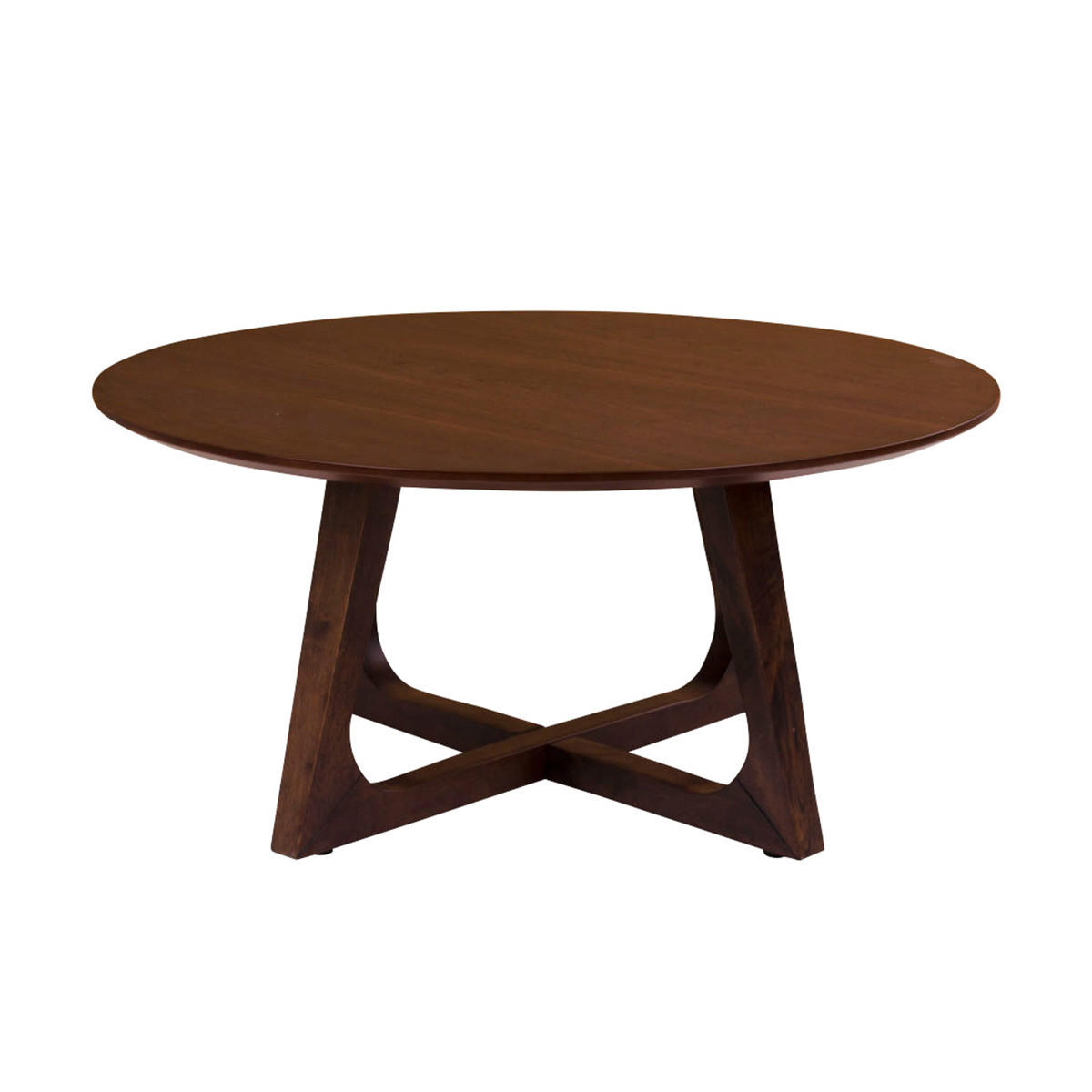 COUCHTISCH in Wallnuss Dekor - Braun, Holzwerkstoff (75/75/36cm) - ebuy24