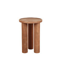 BEISTELLTISCH Elly Braun 42/42/46 cm - Braun, Holz (42/42/46cm) - LABEL51
