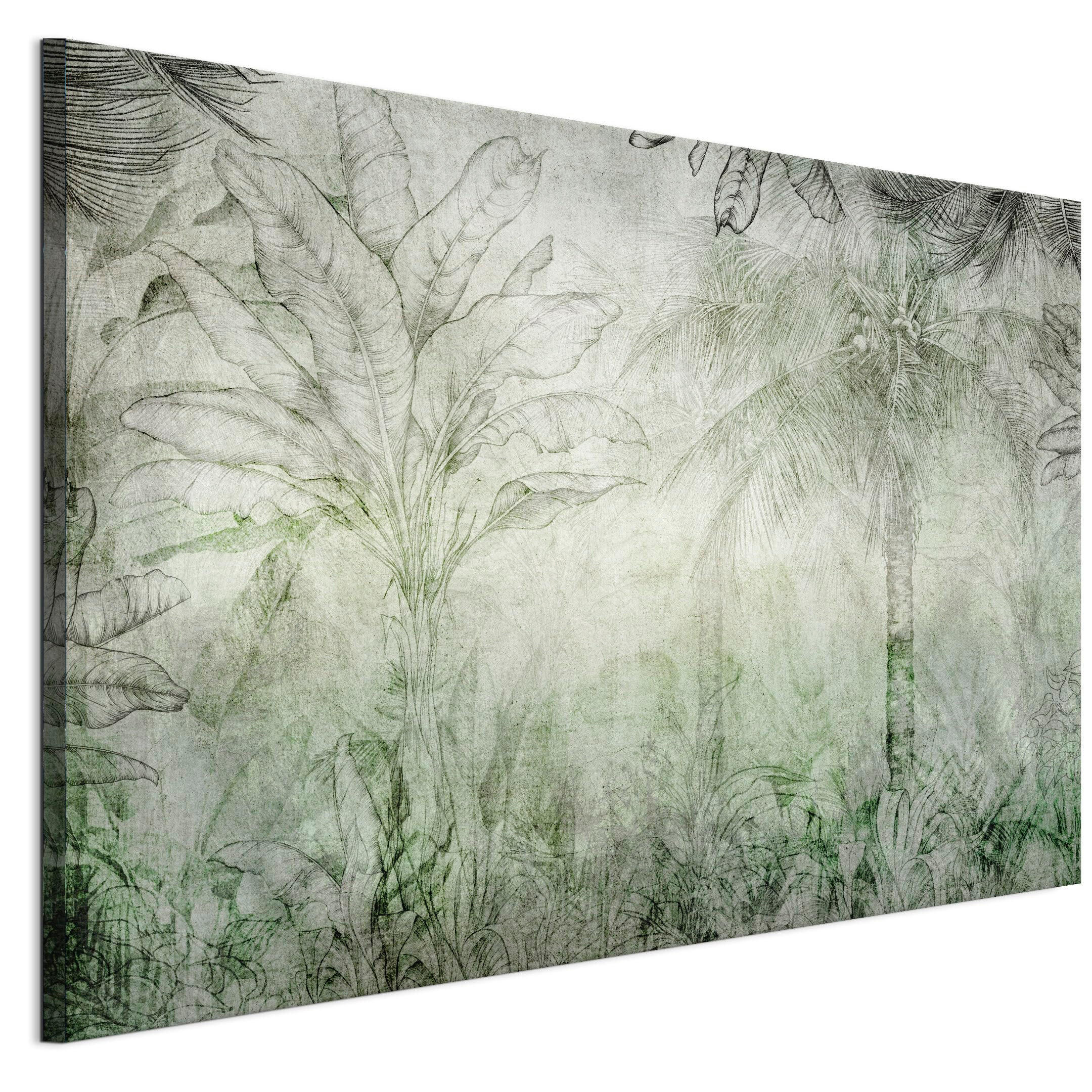 LEINWANDBILD Blätter 9 120x80 cm - Multicolor, Holz (120/80cm) - LUMASOUL