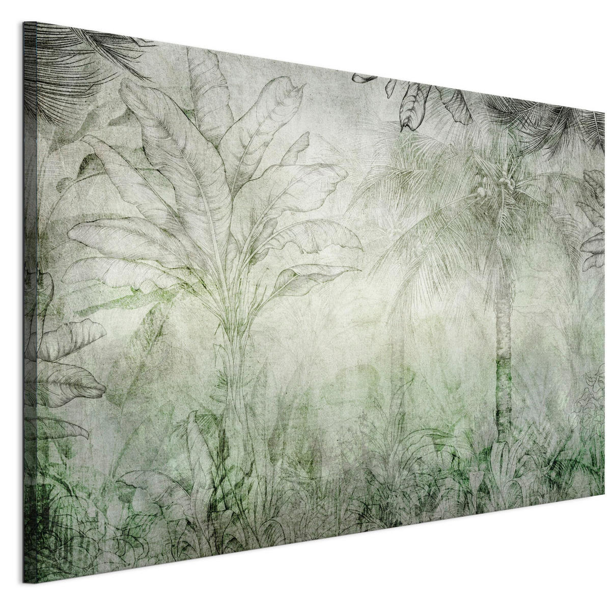 LEINWANDBILD Blätter 9 120x80 cm - Multicolor, Holz (120/80cm) - LUMASOUL