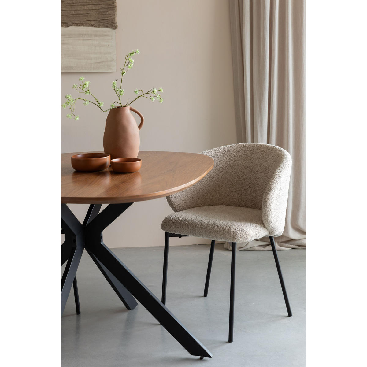 ESSZIMMERSTUHL Ayle Creme/ Weiß - 2 er Set - Weiß, Kunststoff (58/70/48cm) - Housecraft Living