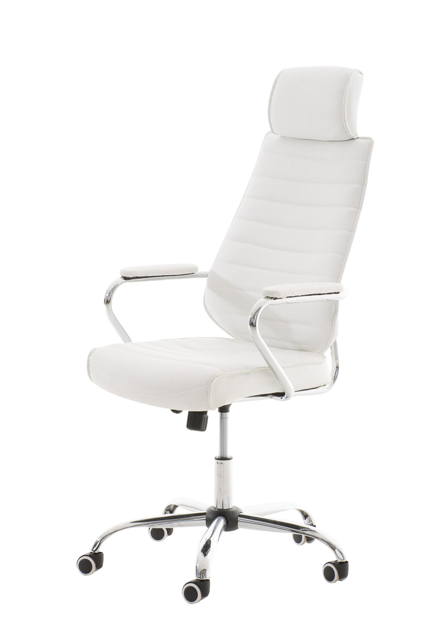 BÜROSTUHL Rocket V2, Weiß - Weiß, Textil/Metall (59/128/57cm) - TPFLiving