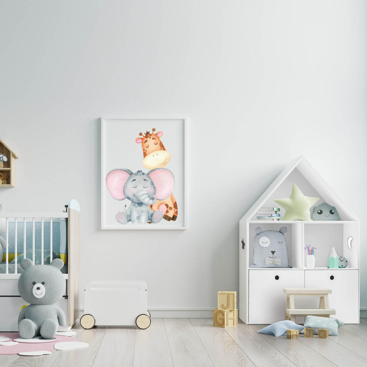KINDERBUCHREGAL Weiß 30/73/97 cm - Weiß, Holzwerkstoff (30/97/73cm) - Mobili Rebecca