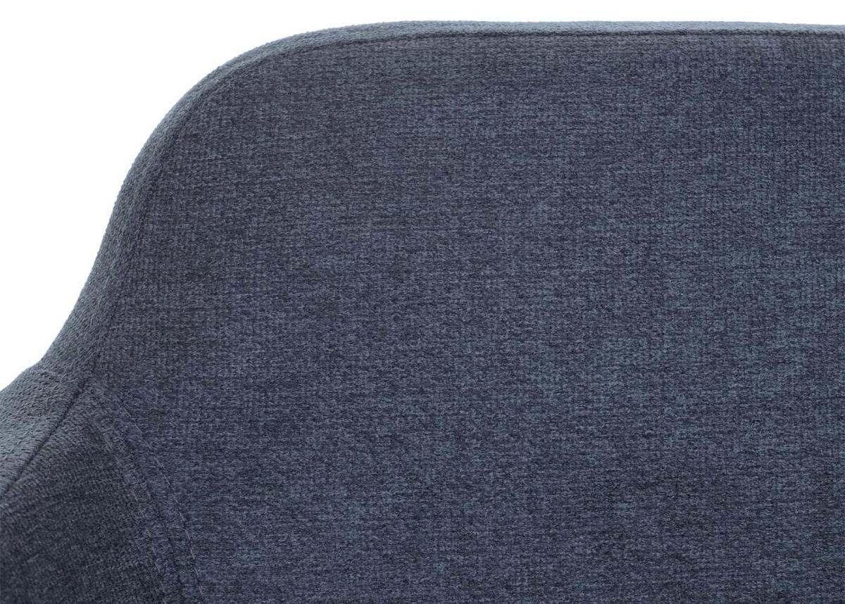 SITZBANK Anthrazit, Schwarz - Anthrazit/Schwarz, Textil (133/77/56cm) - MCW