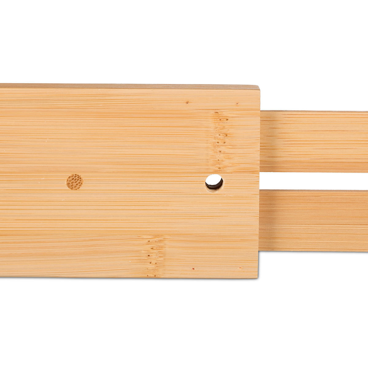 10tlg.SCHUBLADENTRENNER-SET - Hellbraun, Holz/Kunststoff (44/6/2cm) - Relaxdays