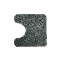 BADEMATTE MIT WC AUSSCHNITT Florenz - Grau, Textil (45/45cm) - WohnDirect