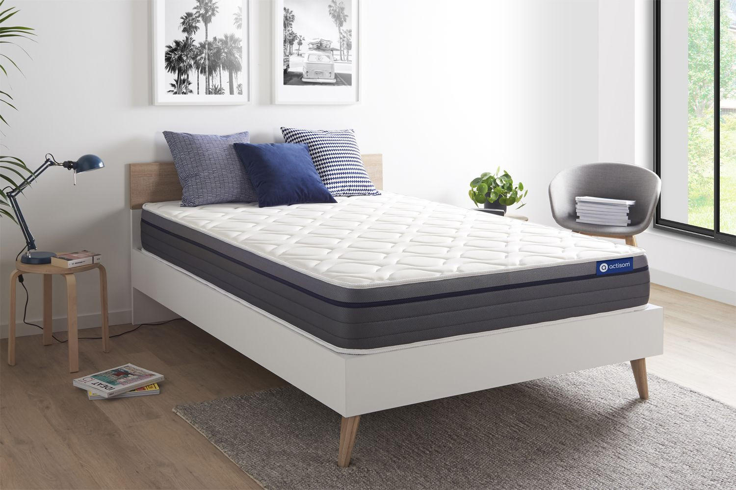 MATRATZE Actilatex zen Latex und Memory-Schaum 160 x 200 cm h1 - Weiß, Textil (160/200cm) - ACTISOM