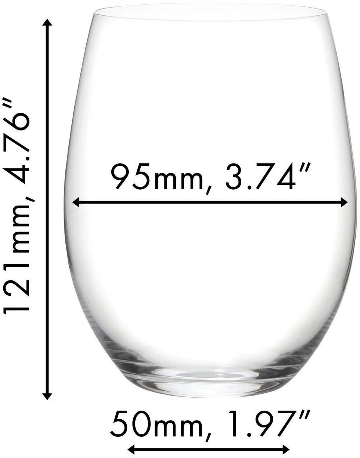 WEINGLAS O, 4er Weingläser & Dekanter Syrah, hochwertiges Glas - Transparent, Glas (0.4L) - Riedel