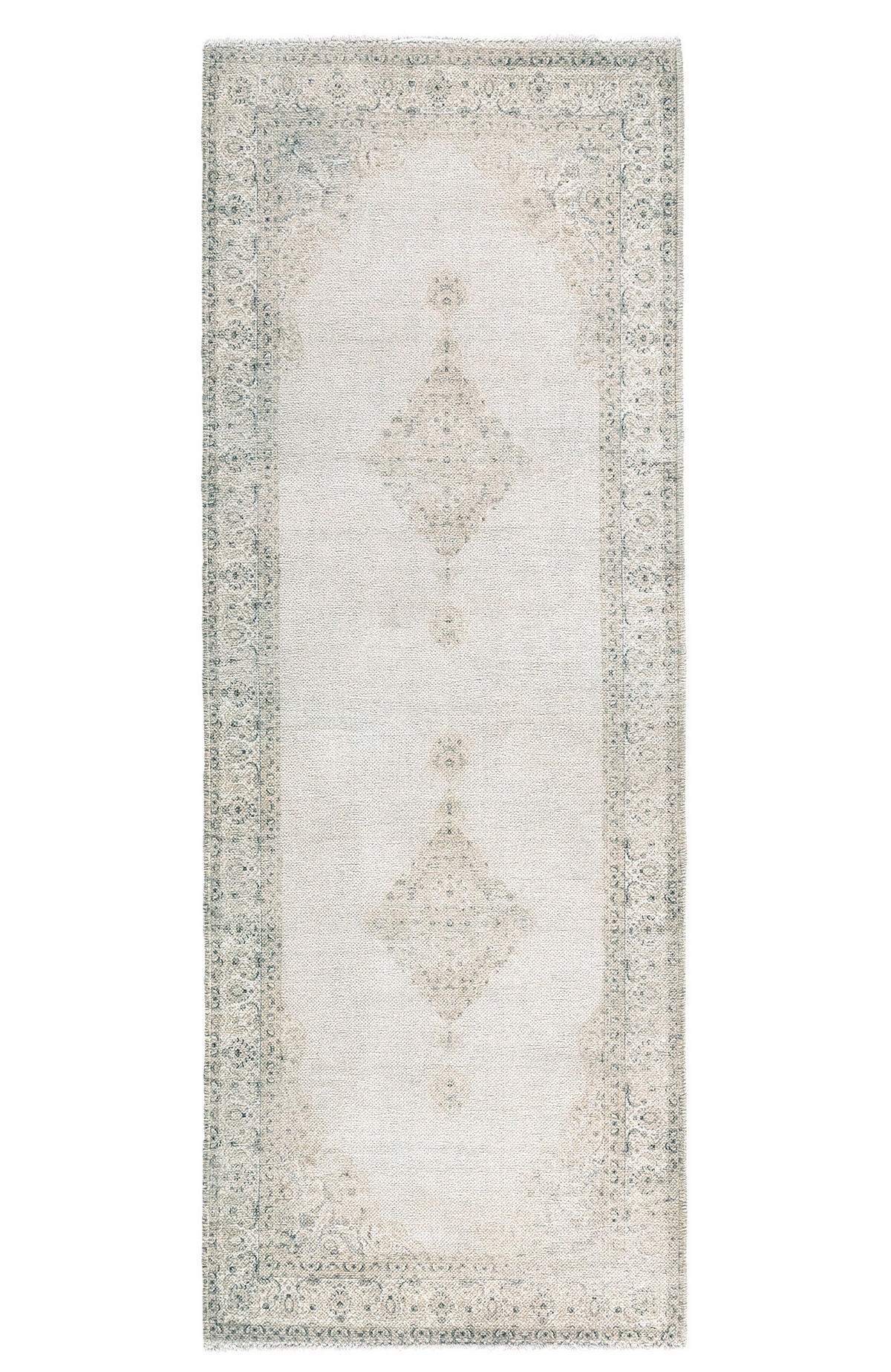 VINTAGE-TEPPICH Sand 80X195cm - Ecru, Textil (80/195cm) - Tesso Living