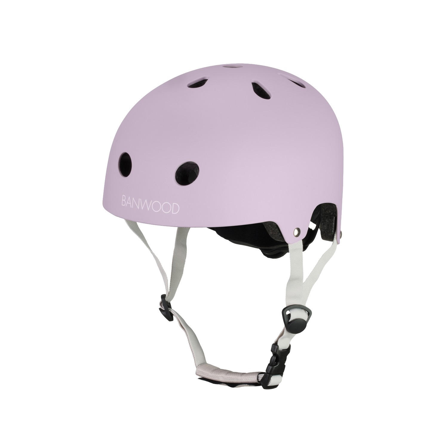 HELM für Kinder aus ABS-Recyclingmaterial, ab 3 Jahren, Lavendel - Lila, Kunststoff (21/24cm) - Banwood