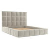 POLSTERBETT Skiathos mit Stauraum 160/200 cm Hellbeige im Terra NW Stoff - Beige/Schwarz, Holz/Holzwerkstoff (160/200cm) - AltaBeds