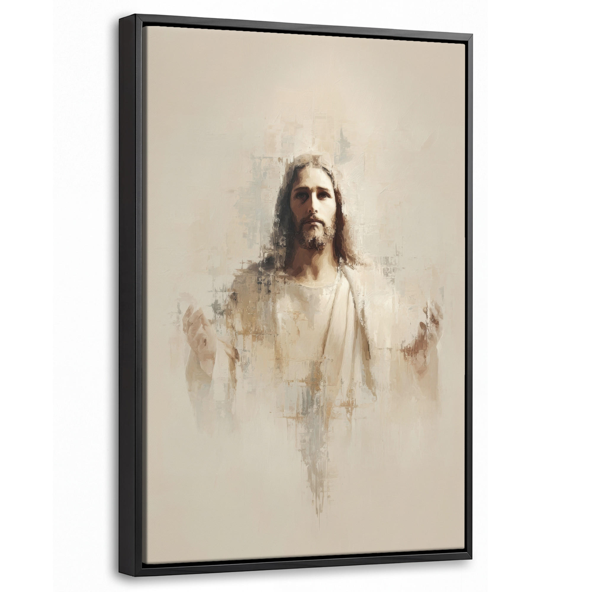 MuchoWow Leinwand Beige 20x30 cm