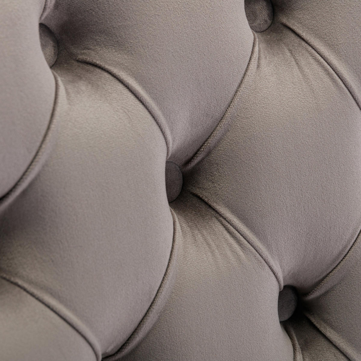 ESSZIMMERSTUHL 2er-Set aus Samt mit Goldbeinen, Grau/Gold - Grau, Textil (65/95/50cm)