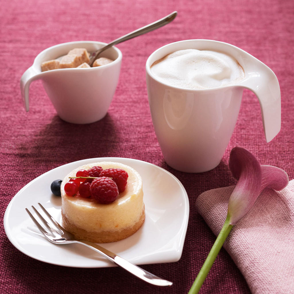 KAFFEETASSE Flow weiß 200 ml - Weiß, Keramik (0.2L) - Villeroy & Boch