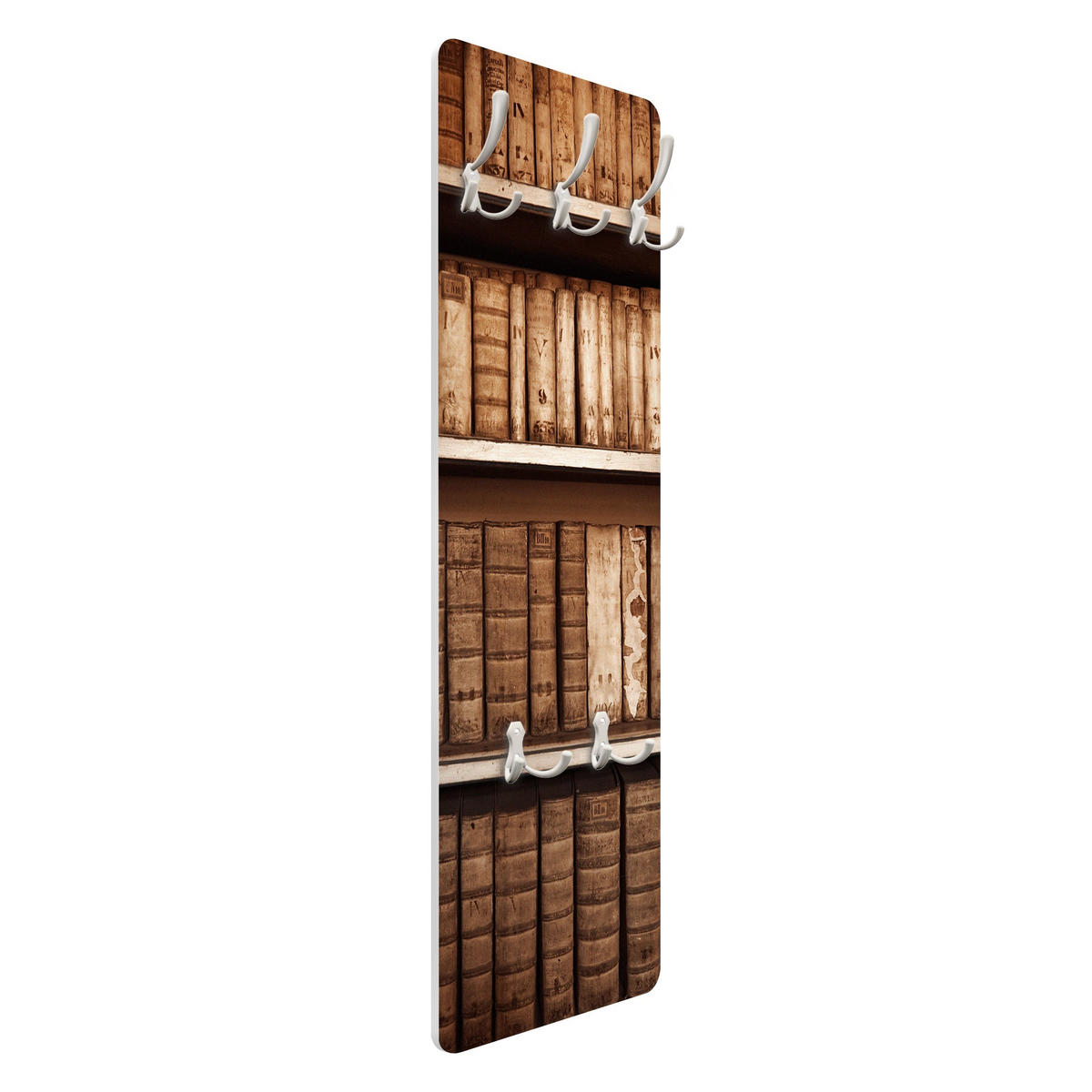WANDGARDEROBE - Altes Archiv Braun 34/105 cm - Braun, Holzwerkstoff (34/105/1.6cm) - Bilderwelten