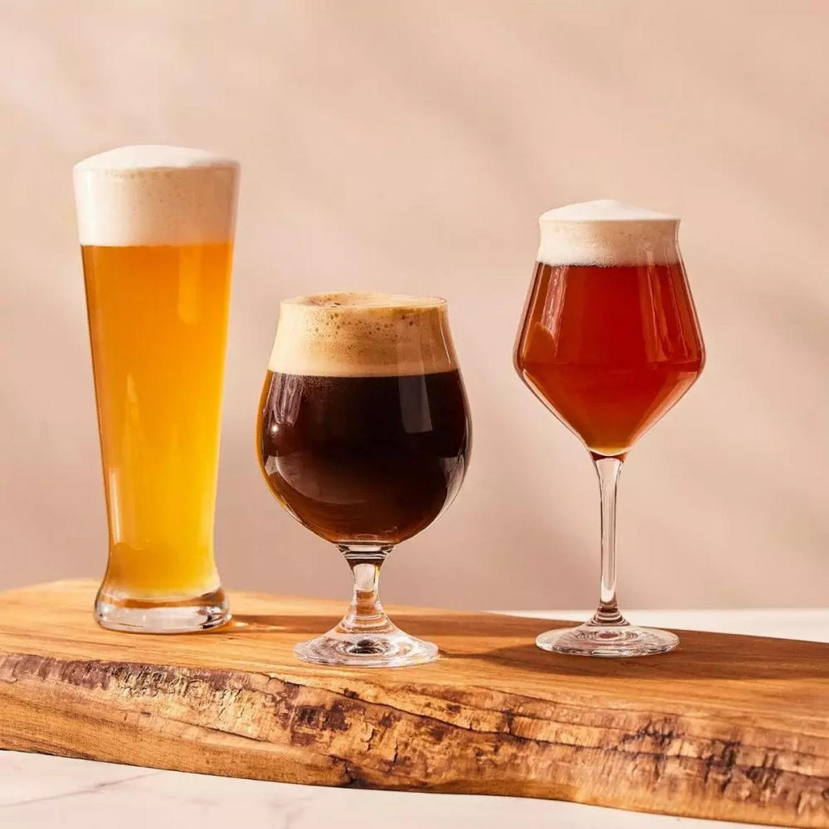 BIERGLÄSER SET, 6er-Set, 420 ml, 500 ml - Transparent, Glas (0.5L) - Krosno Glass