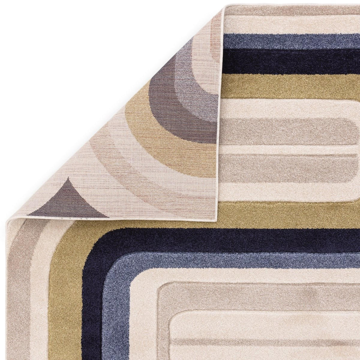 TEPPICH Moderner für Wohn- und Schlafzimmer LINY Blau 160 x 230 cm - Blau, Textil (160/230cm) - Novatrend