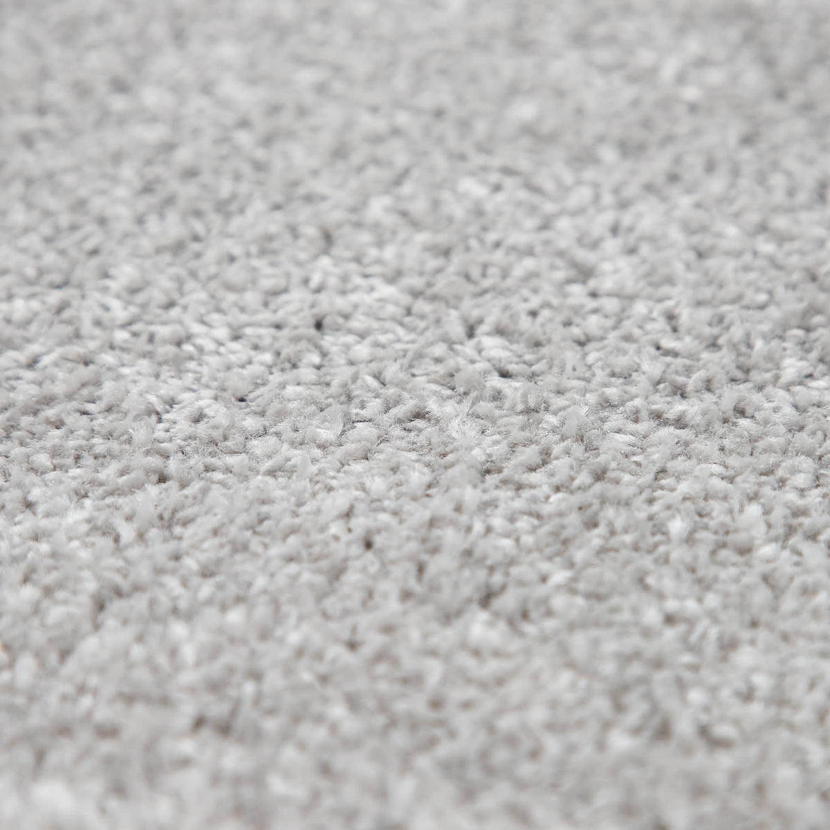 KURZFLORTEPPICH Waschbar, einfarbig, Silber, Ø 160 cm - Silberfarben, Textil (160/160cm) - KADIMA DESIGN