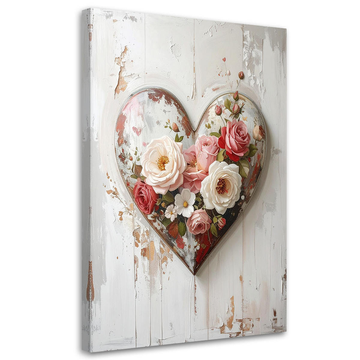 LEINWANDBILD Liebe 80x120cm - Beige, Textil (80/120cm) - Feeby