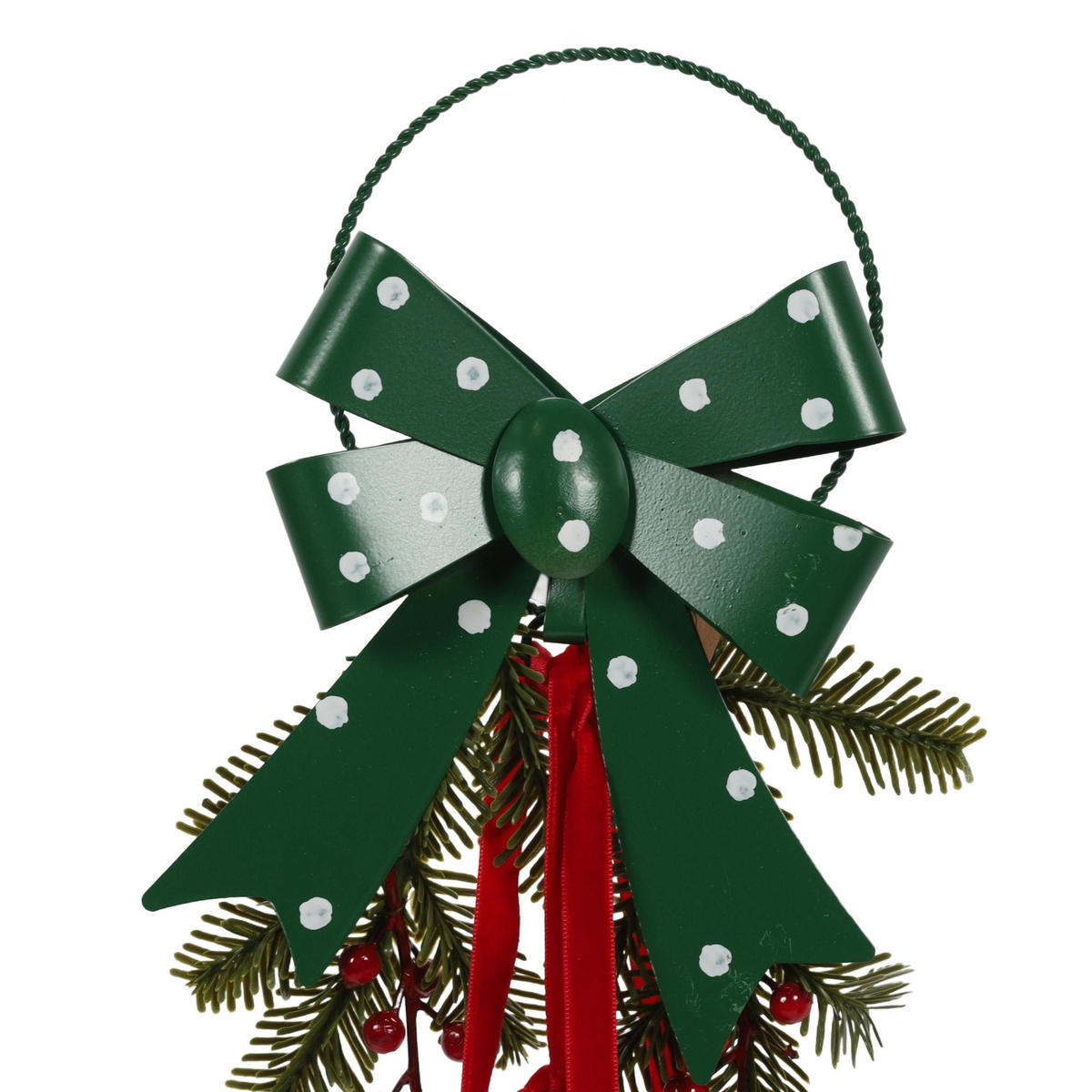 WEIHNACHTSDEKO Metallglöckchen 29 cm - Grün, Metall (11.6/29/10.8cm) - Home Styling Collection