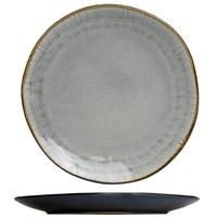 COOKINGLIFE Speiseteller Nola Warm Grey ø 27 cm - 6 Stück - Grau, Keramik (27cm) - Cookinglife