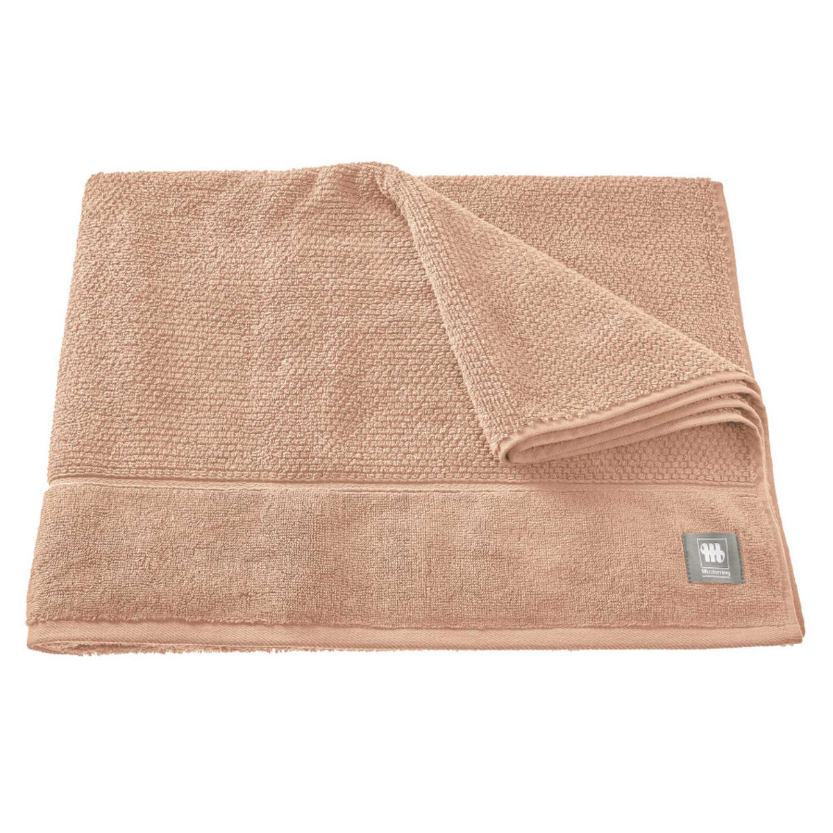 DUSCHTUCH SOLID - Braun, Textil (100/150cm) - Musterring