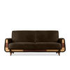 3-SITZER-SCHLAFSOFA GUSTAVO II mit Armlehnen, Braun - Braun, Holz/Holzwerkstoff (230/98/98cm) - KONSIMO®
