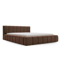 POLSTERBETT Orio 160x200 Braun - Braun, Textil (160/200cm) - Graingold