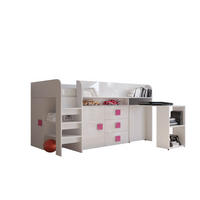 HOCHBETT 203,3/106,6/125 - Pink/Weiß, Holz (90/200cm) - MÖBEL KRYSPOL