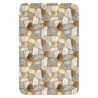 WC PŘEDLOŽKA Mozaika - Mramor - Zlato 40x60 cm - šampaňská, textil/plast (40/1cm) - OnlyWow