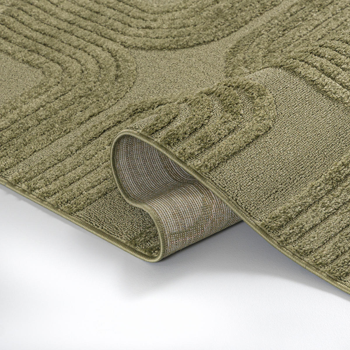 TEPPICH Grün Geometrisch, Moderne - 250 x 350 cm - Grün, Textil (250/350cm) - Mazovia