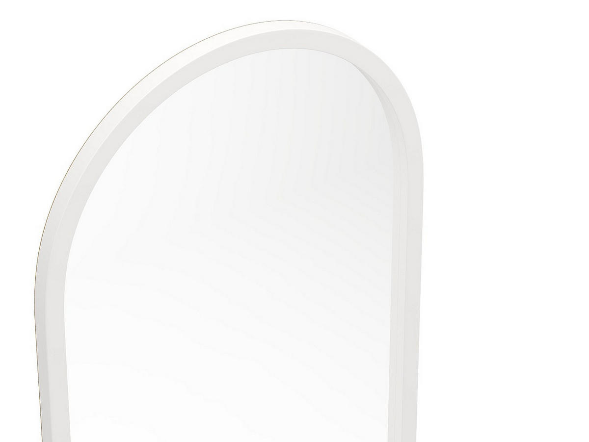 GROSSER bogenförmiger Spiegel - Paulownia-Holz - 65 x 170 cm - Weiß - SHANGI - Weiß, Holz (65/170/3cm) - Vente-Unique