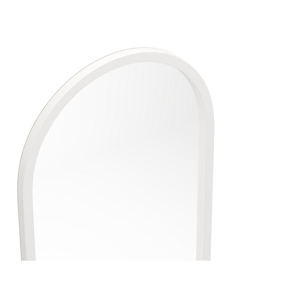 Thumbnail - Vente-Unique Grosser, Weiß, Holz, Uni, Oval, 65x170x3 cm, Spiegel, Wandspiegel