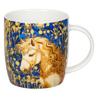 KAFFEEBECHER Arty Animals - Klimts Horse - Naturfarben, Keramik (0.4L) - Könitz