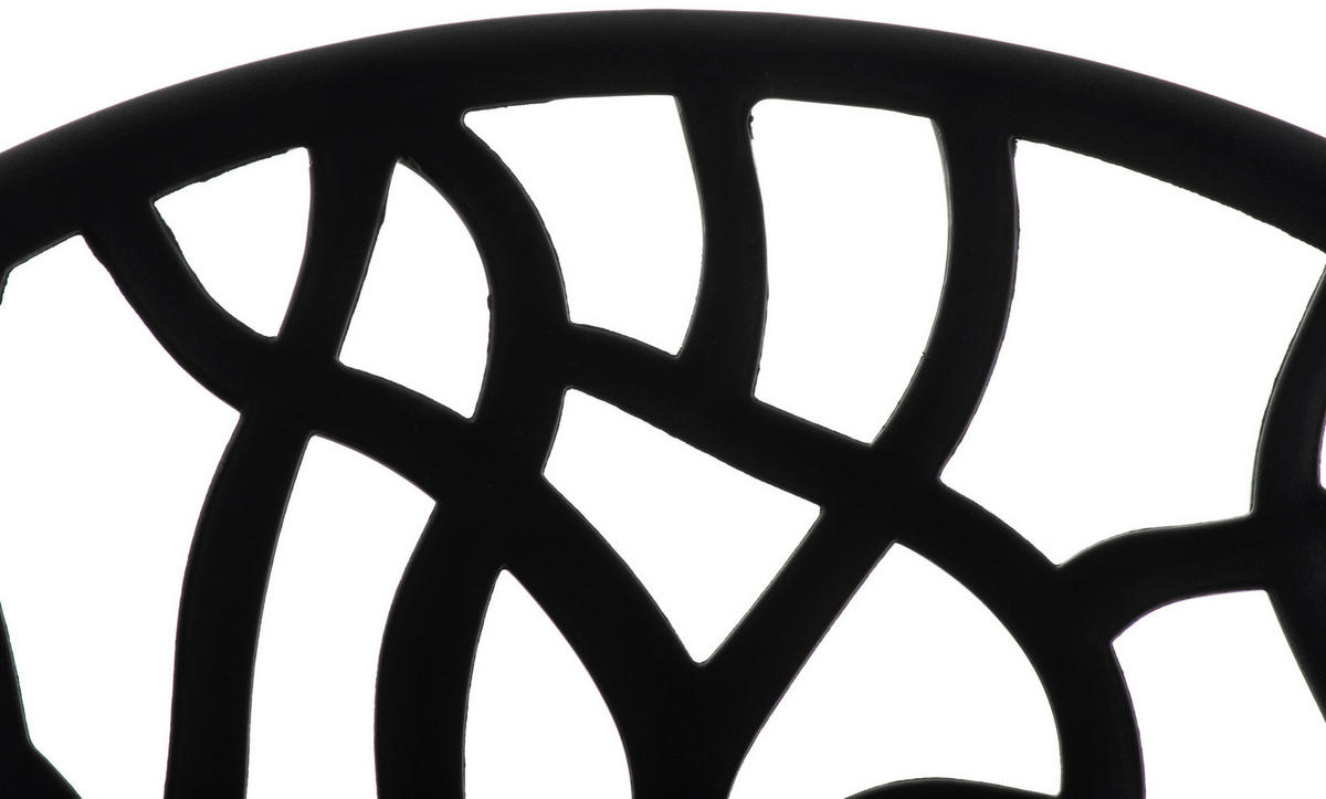 GARTENSTUHL Kunststoff schwarz - Schwarz, Kunststoff (59/80/60cm) - CLP