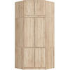 KLEIDERSCHRANK Eiche Sonoma 235/100/50 - Sonoma Eiche, Holzwerkstoff (100/235/50cm) - RAUMHIRSCH FURNITURE
