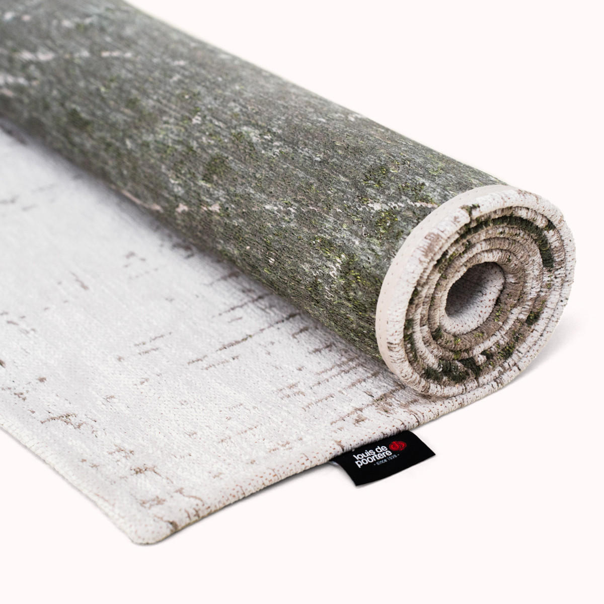 TEPPICH Central Green Griff 140/200 cm - Grün, Textil (140/200cm) - Louis De Poortere