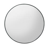 WANDSPIEGEL Mira 80 cm - Schwarz, Glas (80/80/2.5cm) - EDAXO