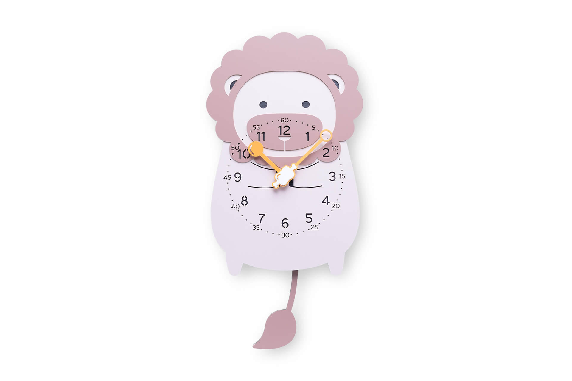 WANDUHR Design Beige 29/57 cm - Pink, Holzwerkstoff (0.8/57/1cm) - ONZENO