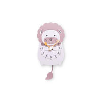 WANDUHR Design Beige 29/57 cm - Pink, Holzwerkstoff (0.8/57/1cm) - ONZENO